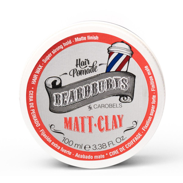 Beardburys Matt Clay matu veidošanas pomāde, 100 ml