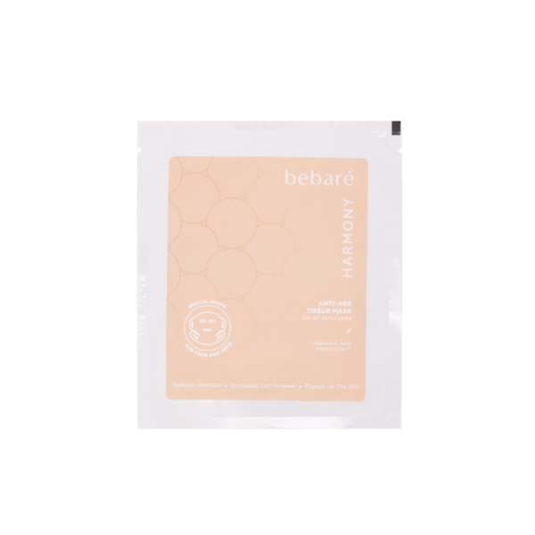 Bebaré Harmony Anti-Age Tissue Mask lokšņu maska ar ābolu cilmes šūnām, 23 ml