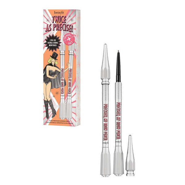 Benefit Twice As Precise! My Brow Duo uzacu zīmuļi, tonis: 3 Warm Light Brown, 2 x 0,08g