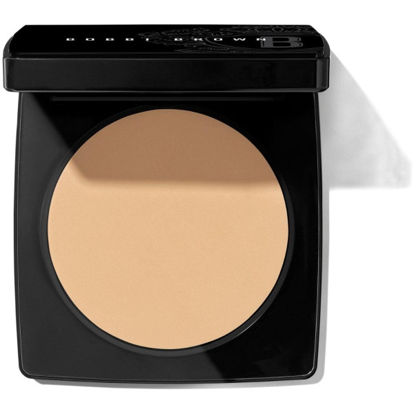 Bobbi Brown Sheer Finish Pressed Powder kompaktais pūderis, tonis: Soft Sand, 9 g