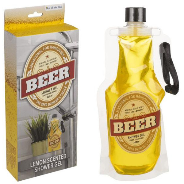 Bohemia Gifts BEER Lemon Scented Shower Gel - Dušas želeja ar citrona aromātu, 300 ml