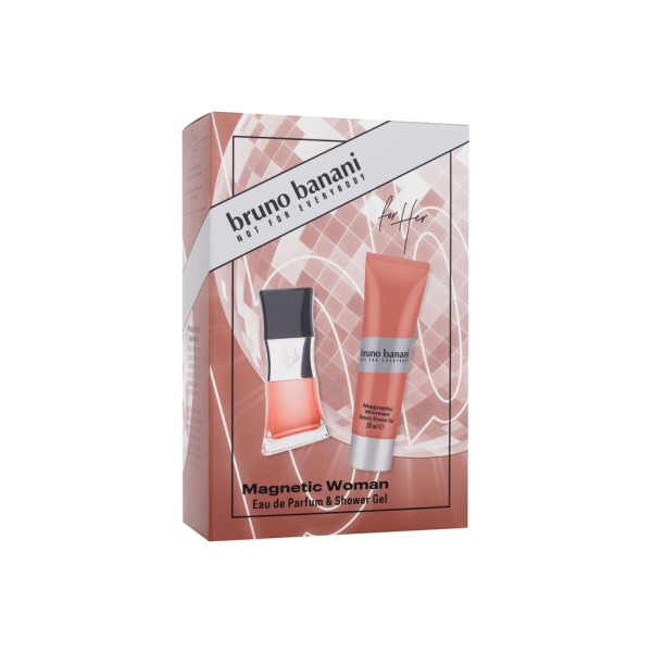 Bruno Banani Magnetic Woman komplekts sievietēm (EDP, 30 ml + dušas želeja, 50 ml)