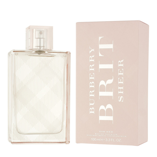 Burberry Brit Sheer EDT tualetes ūdens ūdens sievietēm, 100 ml