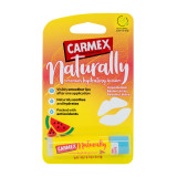 Carmex Naturally Lip Balm Watermelon mitrinošs lūpu balzams ar arbūza garšu, 4,25 g