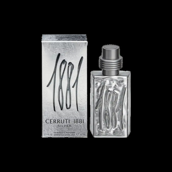 Cerruti 1881 Silver EDT tualetes ūdens ūdens vīriešiem, 50 ml