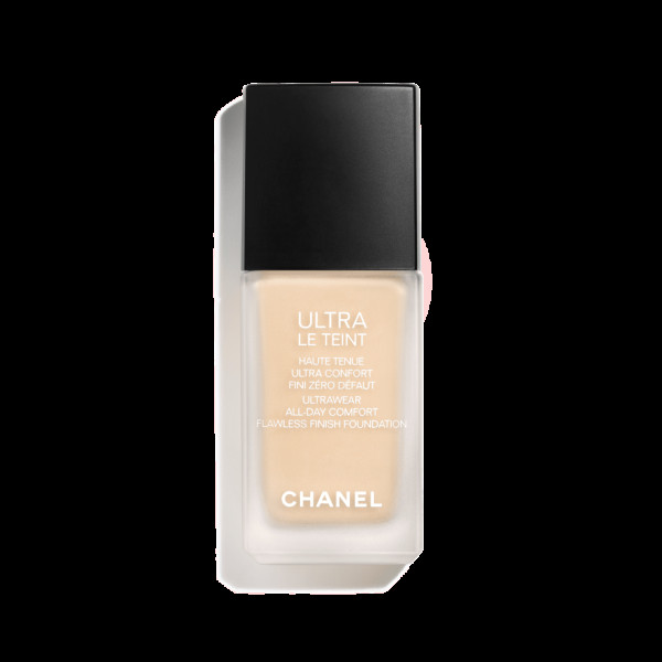 Chanel Ultra Le Teint Flawless Finish Fluid Foundation ilgstoši pilnveidojošs krēma pūderis, matēts mirdzošs efekts, tonis: B10, 30 ml