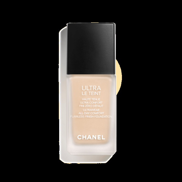 Chanel Ultra Le Teint Flawless Finish Fluid Foundation ilgstoši pilnveidojošs krēma pūderis, matēts mirdzošs efekts, tonis: BR12, 30 ml