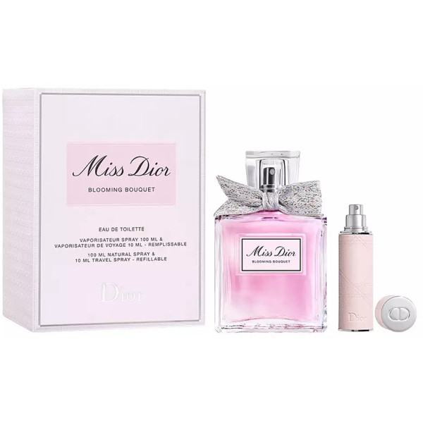 Christian Dior Miss Dior Blooming Bouquet 2023 komplekts sievietēm (EDT, 100 ml + EDT atkārtoti uzpildāms, 10 ml)