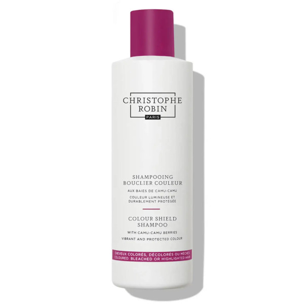 Christophe Robin COLOR SHIELD šampūns ar Camu-Camu Berries krāsotiem matiem, 250 ml