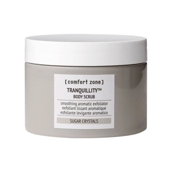 Comfort Zone Tranquility Body Scrub aromātisks izlīdzinošs ķermeņa skrubis ar cukura kristāliem, 270 ml