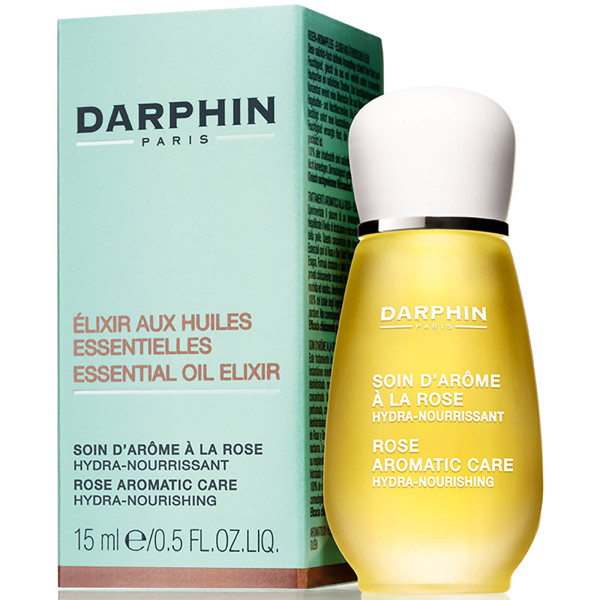 Darphin Essential Oil Elixir Rose Aromatic Care mitrinošs un mīkstinošs eļļu maisījums sejai, 15 ml