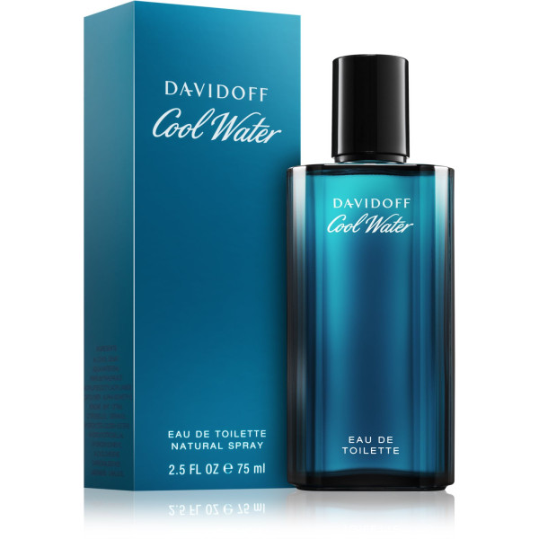 Davidoff Cool Water EDT tualetes ūdens vīriešiem, 75 ml