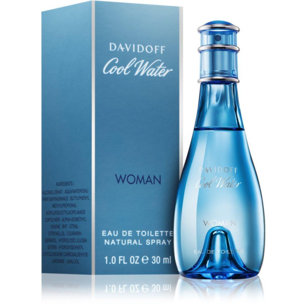 Davidoff Cool Water Woman EDT tualetes ūdens sievietēm, 30 ml