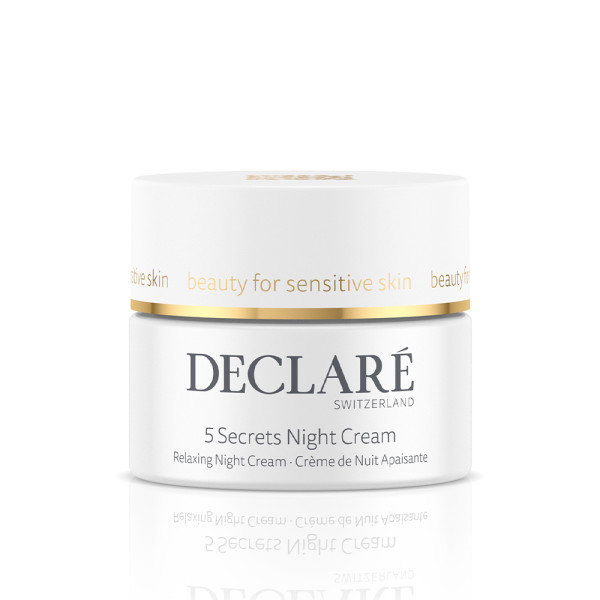 Declare Stress Balance 5 Secrets Night Cream relaksējošs nakts sejas krēms, 50 ml