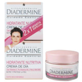 Diadermine Nourishing Mitrinošs ikdienas mitrinošs krēms, 2 x 50 ml