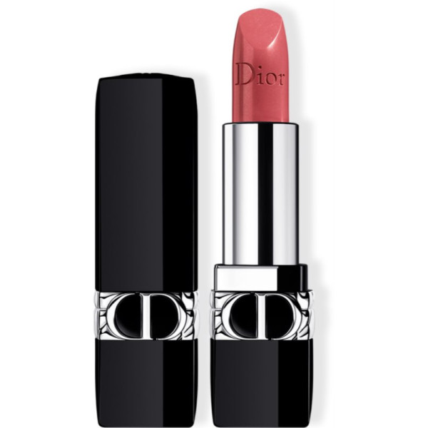 Dior Rouge Dior Refillable Lipstick noturīga lūpu krāsa, 458-Paris Satin apdare, 3,5 g