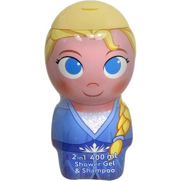 Disney Air-Val Frozen Elsa šampūns-dušas želeja bērniem 2in1, 400 ml