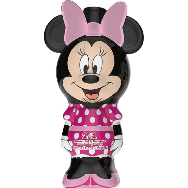 Disney Air-Val dušas želeja-šampūns 2in1 Minnie Mouse šampūns-dušas želeja, 400 ml