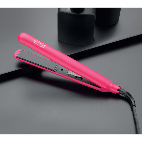 Diva Pro Digital Styler Straightener Magenta matu taisnošanas knaibles, rozā krāsā