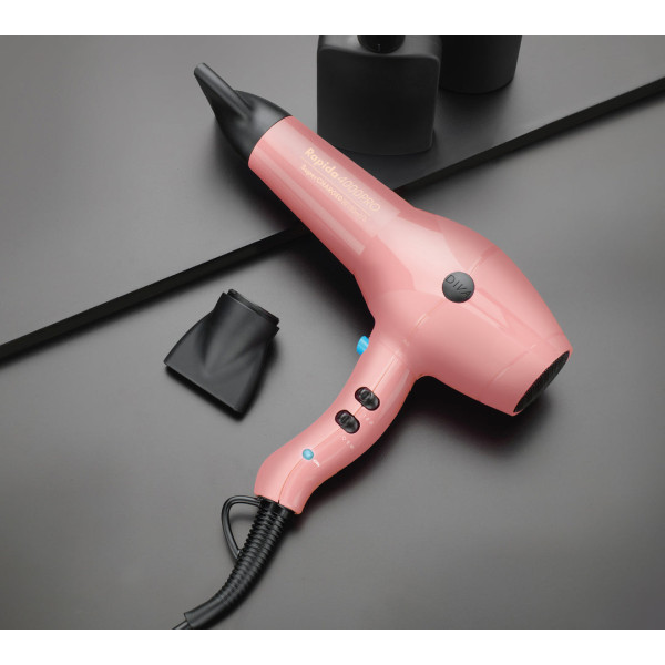 Diva Pro Styling Rapida 4000 Pro Hair Dryer Blush matu žāvētājs, gaiši rozā krāsā