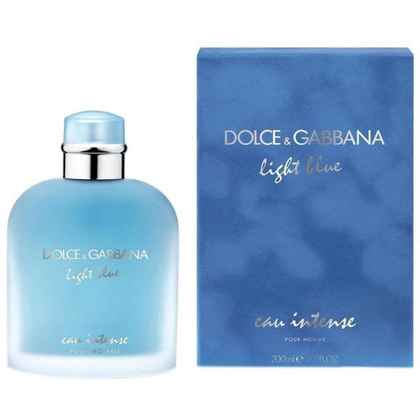 Dolce & Gabbana Light Blue Eau Intense Pour Homme EDP parfimērijas ūdens vīriešiem, 200 ml