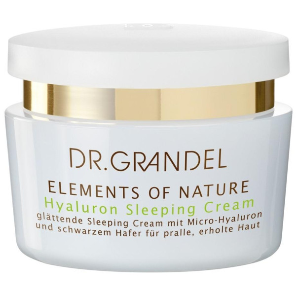 Dr. Grandel ELEMENTS Of NATURE Hyaluron Sleeping Cream mitrinošs nakts sejas krēms, 50 ml