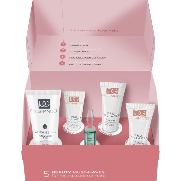 Dr. Grandel PRO COLLAGEN 5 Beauty Must-Have Kit sejas kopšanas komplekts