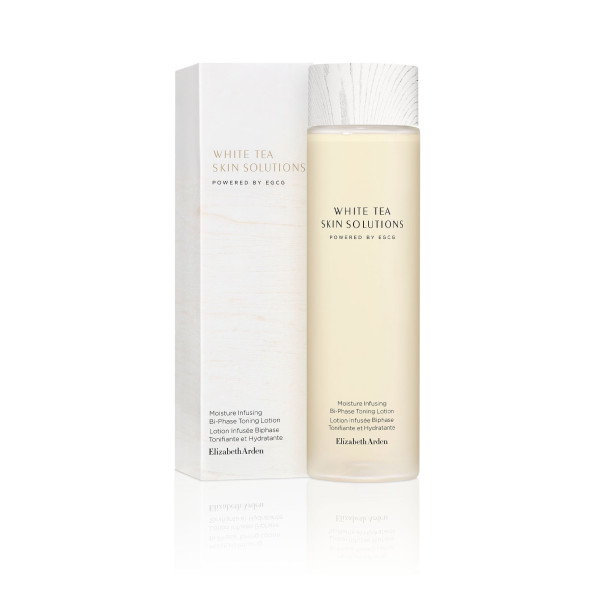 Elizabeth Arden White Tea Skin Solutions mitrinošs divfāžu tonizējošs losjons, 200 ml