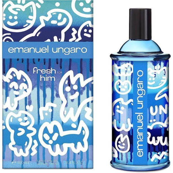 Emanuel Ungaro Fresh For Him EDT tualetes ūdens ūdens vīriešiem, 100 ml