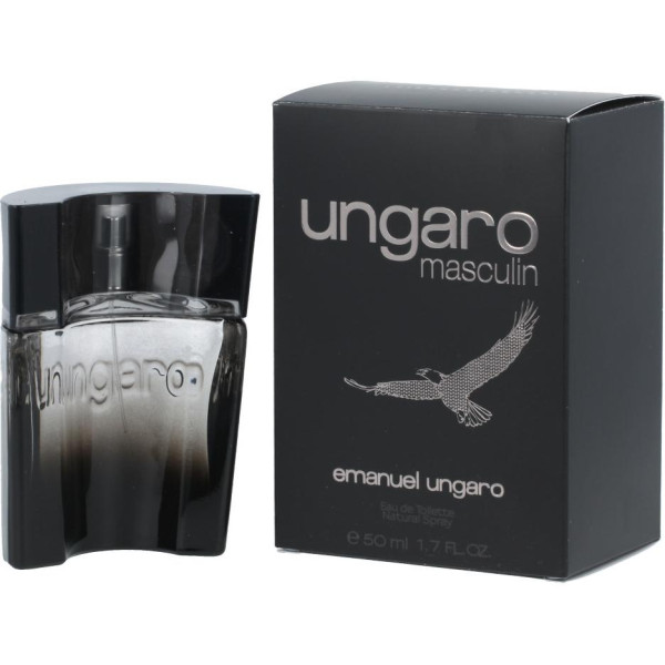 Emanuel Ungaro Ungaro Masculin EDT tualetes ūdens ūdens vīriešiem, 50 ml