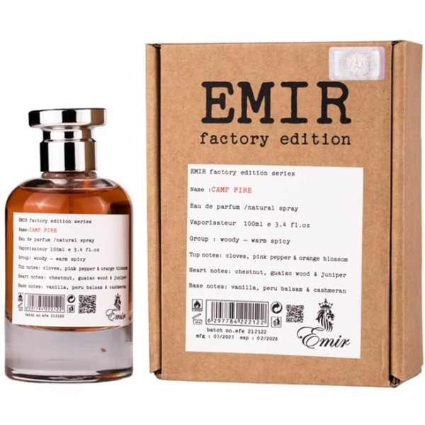 Emir Camp Fire Factory Edition EDP parfimērijas ūdens unisex, 100 ml