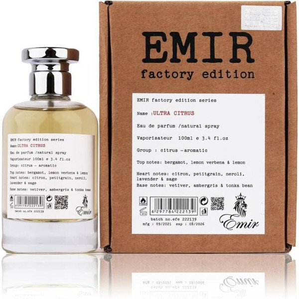 Emir Ultra Citrus Factory Edition EDP parfimērijas ūdens unisex, 100 ml