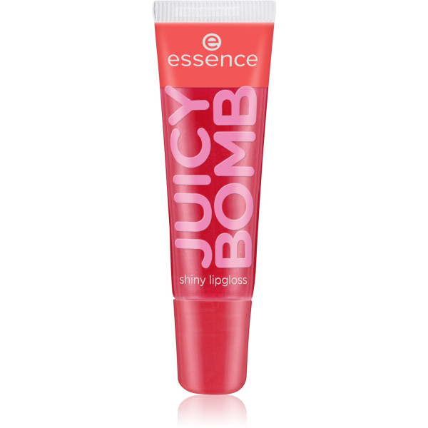 Essence Juicy Bomb augļu lūpu spīdums spīdīgām lūpām, tonis: 104-Poppin' Pomegranate, 10 ml