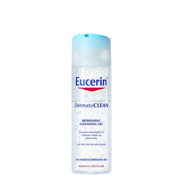 Eucerin DermatoCLEAN atsvaidzinošs tīrīšanas želeja, 200 ml