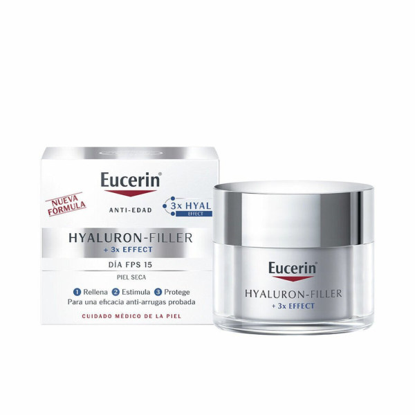 Eucerin Hyaluron-Filler dienas krēms Dry Skin SPF 15 dienas krēms sausai ādai, 50 ml