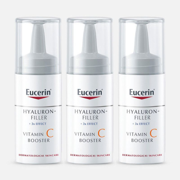 Eucerin Hyaluron-Filler Vitamin C Booster C vitamīna serums, 3 x 8 ml