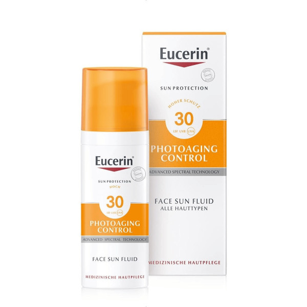 Eucerin Sun Protection Photoaging Control Sun Fluid Sun Care Sun Care SPF 30 sauļošanās un fotonovecošanās fluīds, 50 ml