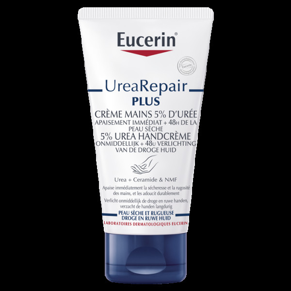 Eucerin UreaRepair Plus 5% Urea roku krēms roku krēms ar 5% urīnvielu, 75 ml