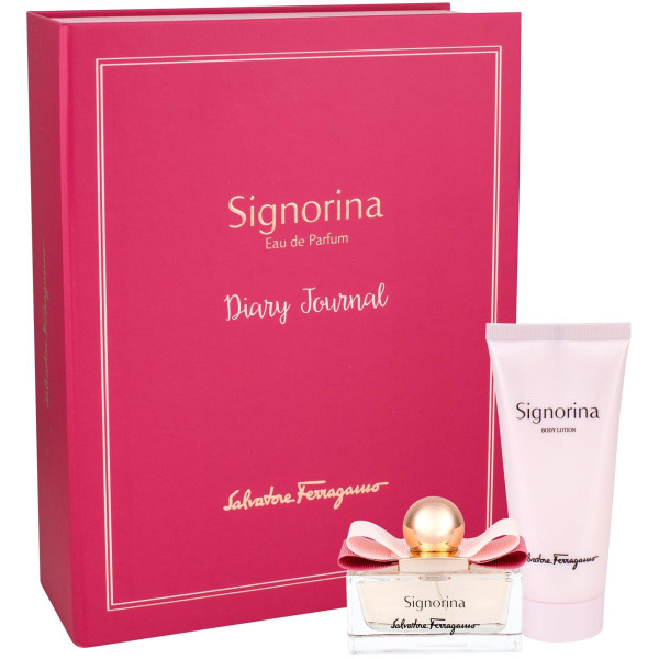 Ferragamo Signorina Unica komplekts sievietēm (EDP, 100 ml + ķermeņa losjons, 50 ml + EDP, 5 ml)