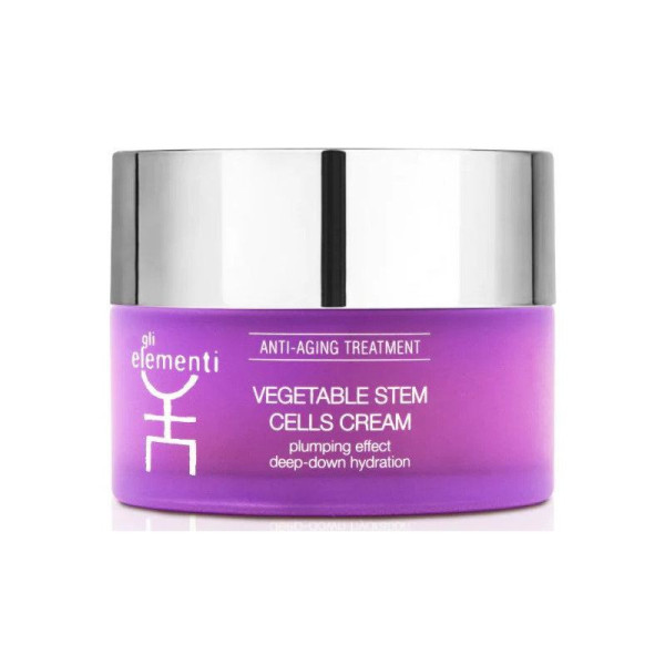 Gli Elementi Vegetable Stem Cells Cream nostiprinošs sejas ādas krēms ar dabīgiem antioksidantiem, 50 ml