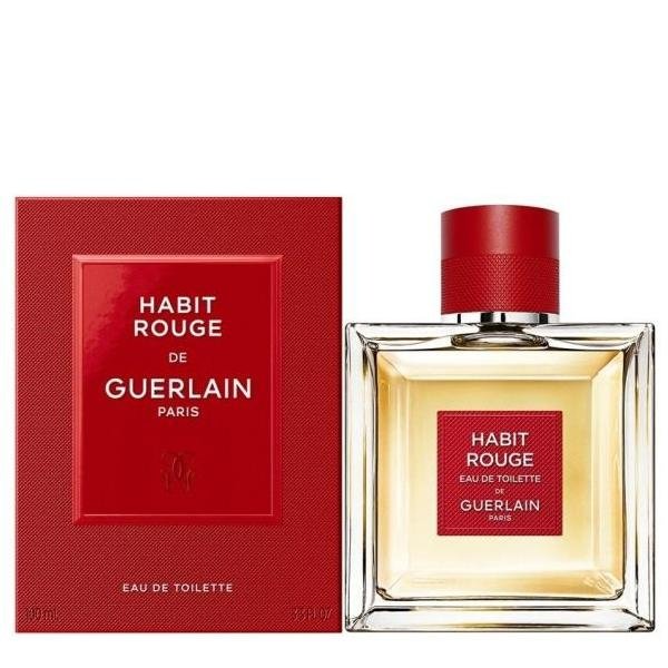 Guerlain Habit Rouge EDT tualetes ūdens ūdens vīriešiem, 100 ml