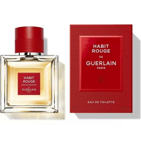 Guerlain Habit Rouge EDT tualetes ūdens ūdens vīriešiem, 50 ml