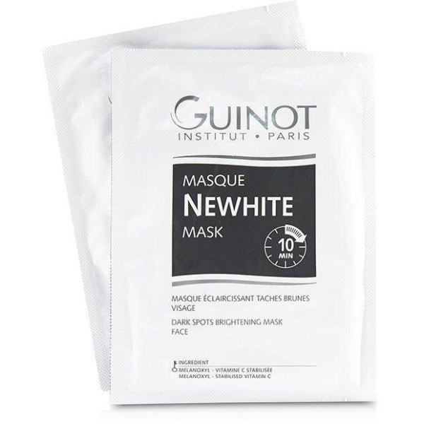 Guinot Newhite Mask balinoša sejas maska pret pigmenta plankumiem, 7 x 40 g