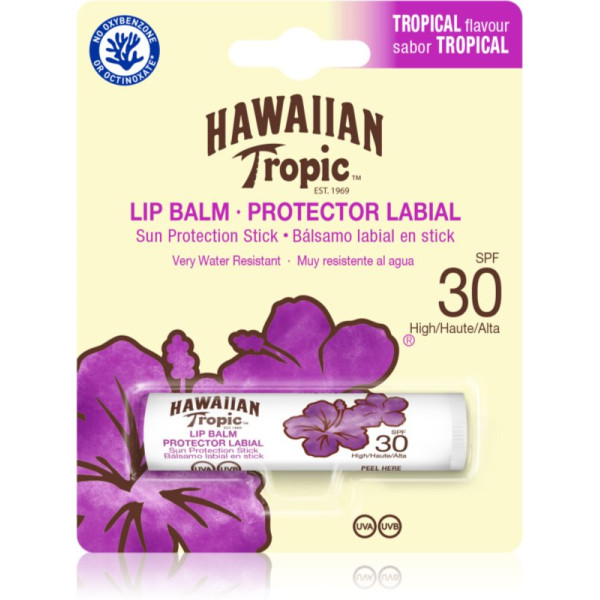 Hawaiian Tropic Lip Balm Protector Balm SPF 30 lūpu balzams, 4 ml