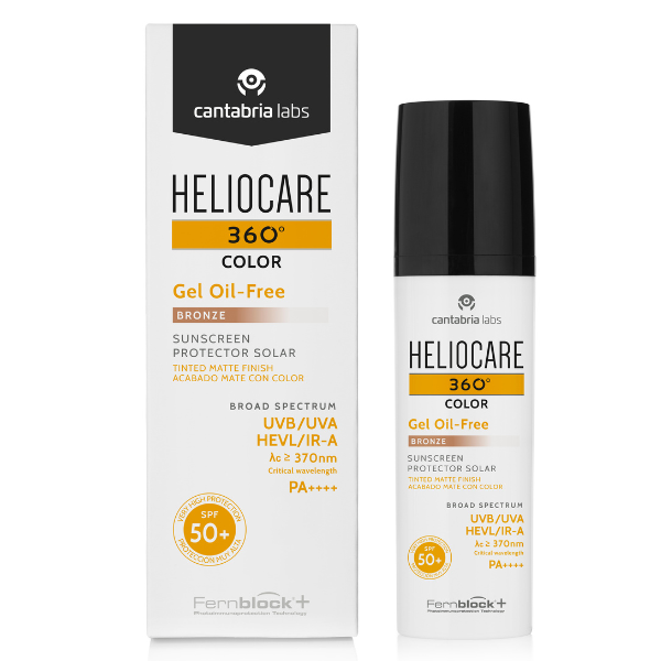 Heliocare 360 Face Sun Care SPF50+ saules aizsargājošs sejas losjons ar krāsu, toni: bronza, 50 ml