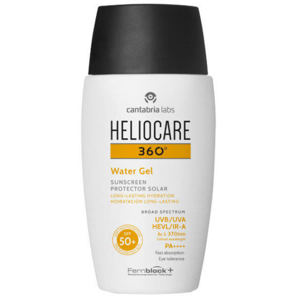 Heliocare 360 ūdens želeja SPF 50+ saules aizsardzības losjons, 50 ml