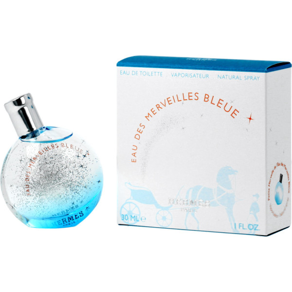 Hermès Eau des Merveilles Bleue EDT tualetes ūdens ūdens sievietēm, 30 ml