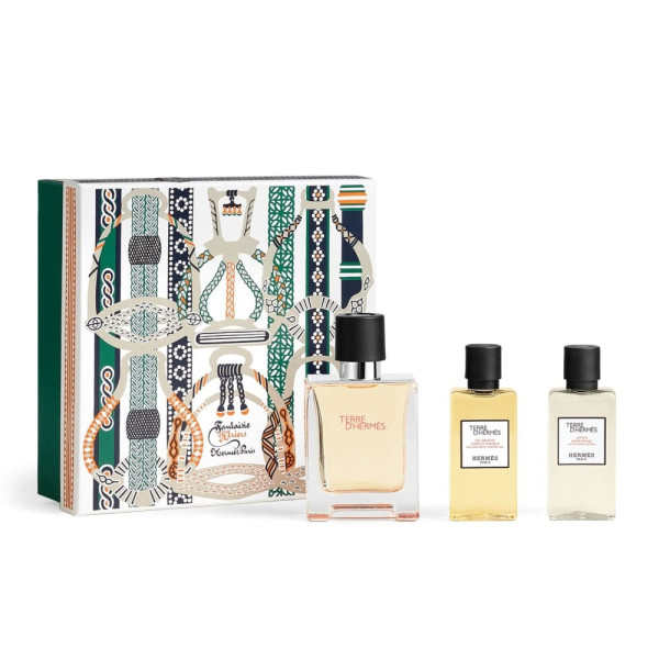 Hermes Terre d´Hermes komplekts vīriešiem (EDT, 50 ml + dušas želeja, 40 ml + pēcskūšanās līdzeklis, 40 ml)