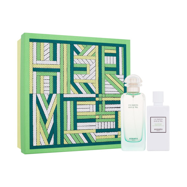 Hermes Un Jardin Sur Le Nil EDT komplekts Unisex (EDT, 100 ml + ķermeņa losjons, 80 ml)