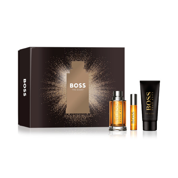 HUGO BOSS BOSS Smaržu komplekts vīriešiem (EDT, 100 ml + EDT, 10 ml + dušas želeja, 100 ml)